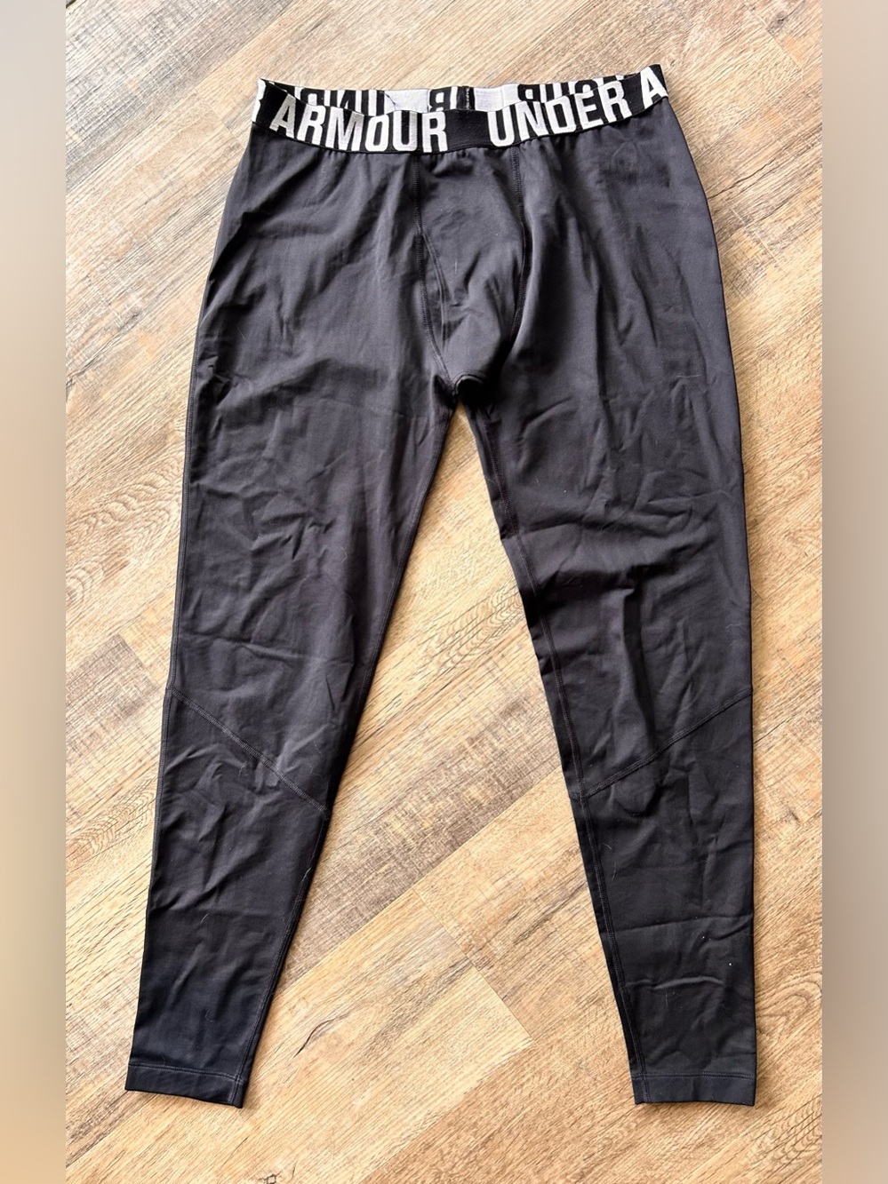 Under Armour Black Tactical Cold Gear Compression Base Layer Pants, Mens  XL